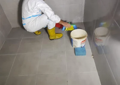 İçme suyu deposu yalıtımı yapılan alan – Depodez İstanbul.